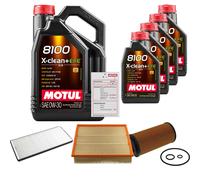 FEBI Controllo Set 9L MOTUL 8100 X-CLEAN 0W-30 Per Mercedes-Benz Sprinter