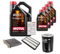 FEBI Controllo Set 9L MOTUL 8100 X-CLEAN 0W-30 Per Mitsubishi Pajero IV 3.2