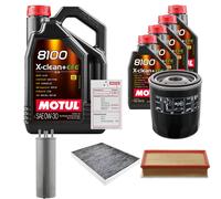 FEBI Controllo Set 9L MOTUL 8100 X-CLEAN 0W-30 Per VW California T5 Camper