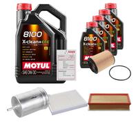 FEBI Controllo Set 9L MOTUL 8100 X-CLEAN 0W-30 Per VW Multivan V 3.2 V6