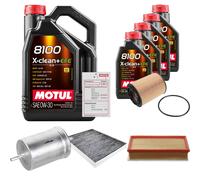 FEBI Controllo Set 9L MOTUL 8100 X-CLEAN 0W-30 Per VW Multivan V 3.2 V6