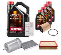 FEBI Controllo Set 9L MOTUL 8100 X-CLEAN 0W-30 Per VW Passat Variant 4.0 W8