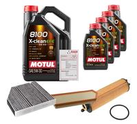 FEBI Controllo Set 9L MOTUL 8100 X-CLEAN EFE 5W-30 Per Mercedes-Benz CLS