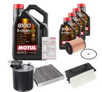 FEBI Controllo Set 9L MOTUL 8100 X-CLEAN EFE 5W-30 Per Mercedes-Benz E-Klasse