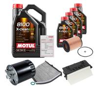 FEBI Controllo Set 9L MOTUL 8100 X-CLEAN EFE 5W-30 Per Mercedes-Benz E-Klasse