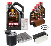 FEBI Controllo Set 9L MOTUL 8100 X-CLEAN EFE 5W-30 Per Mercedes-Benz E-Klasse