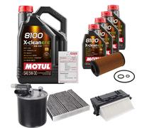 FEBI Controllo Set 9L MOTUL 8100 X-CLEAN EFE 5W-30 Per Mercedes-Benz E-Klasse