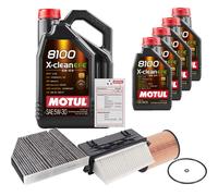 FEBI Controllo Set 9L MOTUL 8100 X-CLEAN EFE 5W-30 Per Mercedes-Benz E-Klasse