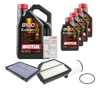 FEBI Controllo Set 9L MOTUL 8100 X-CLEAN EFE 5W-30 Per Opel Antara 2.2 CDTi