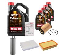 FEBI Controllo Set 9L MOTUL 8100 X-CLEAN EFE 5W-30 Per VW Multivan V 2.0 TDI
