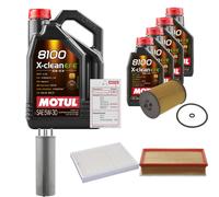 Febi Controllo Set 9L Motul 8100 x-Pulire Efe 5W-30 per Per VW Multivan (VI) 2.0