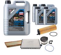 FEBI Controllo set 9L9L Liqui Moly Top Tec 4600 5W-30 per Mercedes E modello T