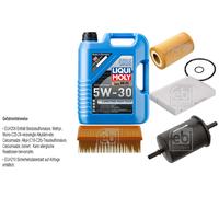 FEBI Controllo set LIQUIDO 5L MOLY 5W-30 Longtime High-Tech per Renault Clio