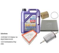 FEBI Controllo set LIQUIDO 5L MOLY 5W-40 Bassa visciosità High-Tech per VW Polo