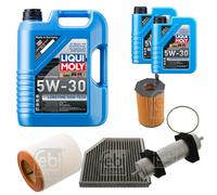FEBI Controllo set LIQUORE 7L MOLY 5W-30 Longtime High-Tech per Audi A6 Avant