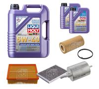 FEBI Controllo set LIQUORE 7L MOLY 5W-40 Bassa visciosità High-Tech per Audi A4