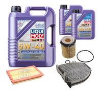 FEBI Controllo set LIQUORE 7L MOLY 5W-40 Bassa visciosità High-Tech per Mercedes