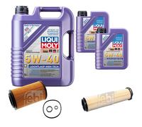 FEBI Controllo set LIQUORE 7L MOLY 5W-40 Bassa visciosità High-Tech per Mercedes