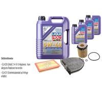 FEBI Controllo set LIQUORE 8L MOLY 5W-40 Bassa visciosità High-Tech per Mercedes