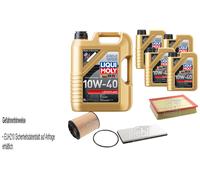 FEBI Controllo set LIQUORE 9L MOLY 10W-40 Bassa visciosità per Mercedes V-Klasse