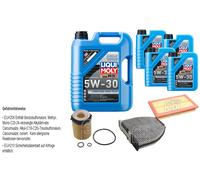FEBI Controllo set LIQUORE 9L MOLY 5W-30 Longtime High-Tech per Mercedes C