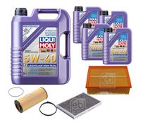 FEBI Controllo set LIQUORE 9L MOLY 5W-40 Bassa visciosità High-Tech per Audi A4