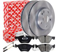 Febi Dischi 303mm +Pastiglie+2 Wako Frontale per Mercedes Classe E W211 S211