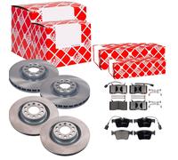 Febi Dischi Freno Anteriori Ventilati + Posteriore + per Alfa Romeo Stelvio