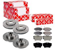 Febi Dischi Freno Anteriori Ventilati + Posteriore + per Renault Trafic III