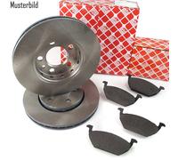 Febi Dischi Freno + Kit Pastiglie Freno Posteriore per A3 Leon VW Golf 7 Touran