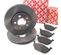 Febi Dischi Freno Kit Pastiglie Frontale per Audi A1 Seat Ibiza VW Golf 4 Polo