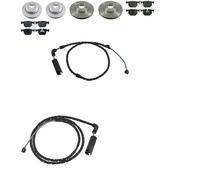 Febi Dischi Freno + Pastiglie Anteriori + Posteriore Adatto A per BMW X3 E83 Bj