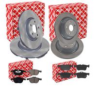 Febi Dischi Freno + Pastiglie Frontale + Posteriore Adatto A per Ford Kuga 2 II
