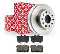 Febi Dischi Freno Pastiglie Posteriori 253mm per Audi A3 8P1 8P7 VW Golf Skoda
