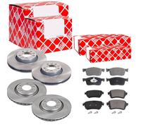 Febi Dischi Freno Ventilato Anteriore + Post + Pastiglie per Peugeot Expert Box