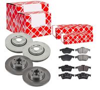 Febi Dischi Freno Ventilato Anteriore+Posteriore+Pastiglie per Renault Espace