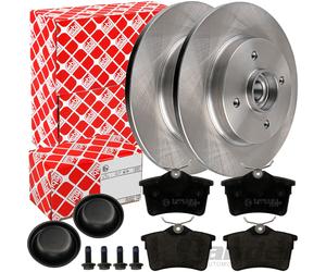 Febi Dischi M.Cuscinetto Ruota Ø268mm Pastiglie Posteriore Adatto A per Peugeot