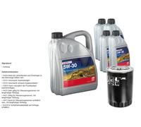 Febi Filtro 9L Longlife Plus 5W-30 per Mitsubishi Pajero IV V80 V90 3.2 di-D