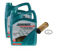 FEBI Filtro Olio 10L ADDINOL GIGA LIGHT MV 0530 LL Per Mercedes-Benz C-Class