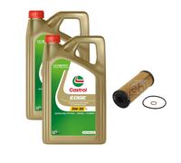 Febi Filtro Olio 10L castrol edge Titanio FST 5W-30 Ll per Mercedes Benz C Class