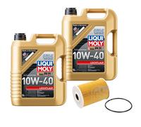 Febi Filtro Olio 10L Liqui Moly 10W-40 Bassa Visciosità per Nissan Patrol Gr V