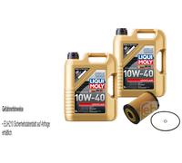 FEBI Filtro Olio 10L LIQUI MOLY 10W-40 Leichtlauf Per Mercedes GLE Coupe C292