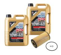 FEBI Filtro Olio 10L LIQUI MOLY 10W-40 Leichtlauf Per Mercedes M W163 M-Class