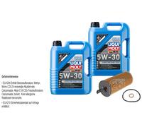 Febi Filtro Olio 10L Liqui Moly 5W-30 da Molto Tempo High-Tech per BMW X3 F25