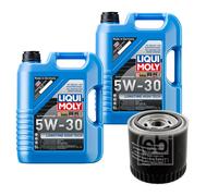 Febi Filtro Olio 10L Liqui Moly 5W-30 da Molto Tempo High-Tech per Mazda Tribute
