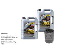 Febi Filtro Olio 10L Liqui Moly Top Tec 4100 5W-40 per Renault Master II Box Fd