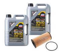 FEBI Filtro Olio 10L LIQUI MOLY Top Tec 4100 5W-40 Per Renault Trafic II Bus JL