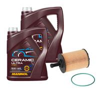 FEBI Filtro Olio 10L MANNOL Ceramic 5W-40 Per Ferrari 488 Spider Maserati