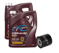 FEBI Filtro Olio 10L MANNOL Ceramic Pro 10W-40 Per Fiat Seicento/600 187_ 1.1