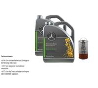 FEBI Filtro Olio 10L MB 229.52 Genuine Motore 5W-30 Per Mercedes-Benz C-Class
